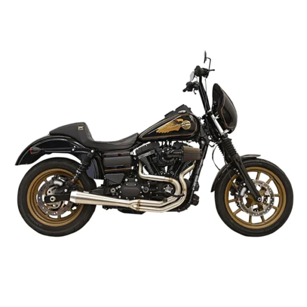 Greg Lutzka Stainless 2-into-1 Exhaust 1991-17 FXD Dyna (91-17 w/mids)(07-17 w/fwds)